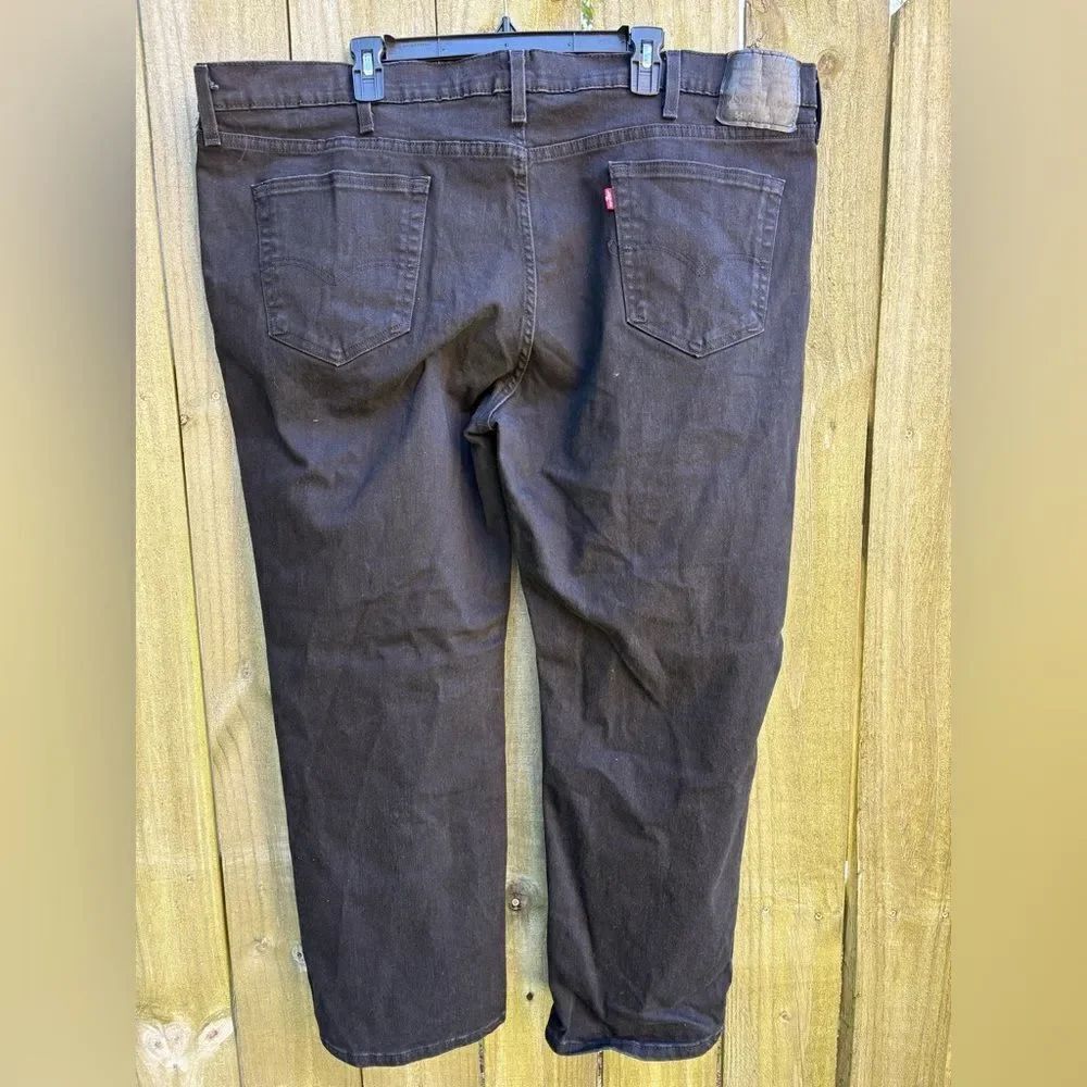 Levi's 541 Athletic Fit Jeans Black 48x30 pants Tapered